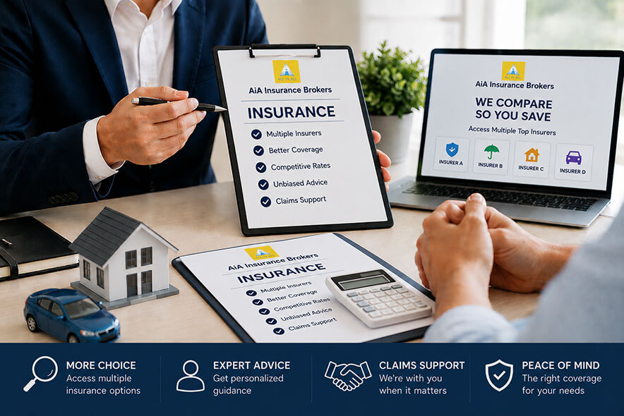 Independent RIBO broker in Ontario helping a client compare insurance quotes from multiple insurers.