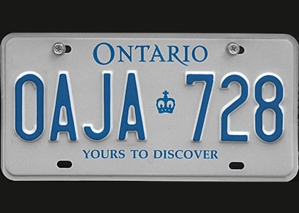 Ontario – Province to Eliminate Licence Plate Renewal Fees